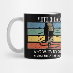 motorhead /vintage microphone Mug